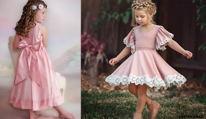 مدل لباس بچه با پارچه راه راه
