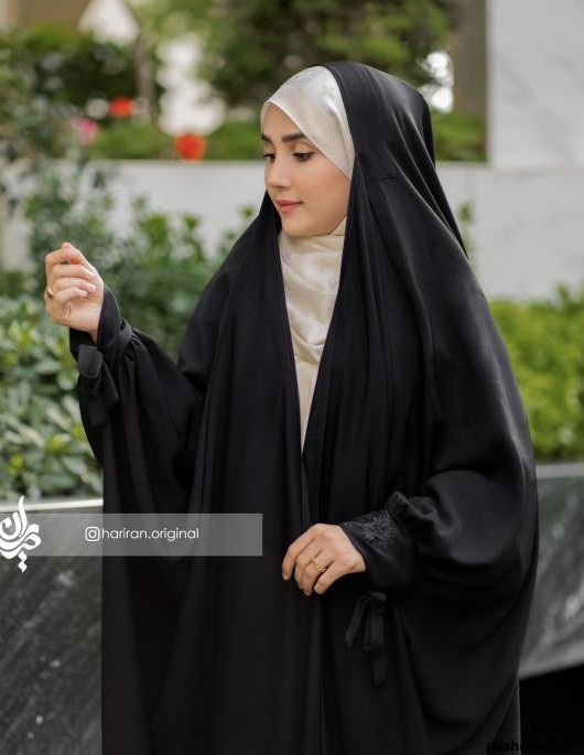 مدل چادر عربی دخترانه نگین دار
