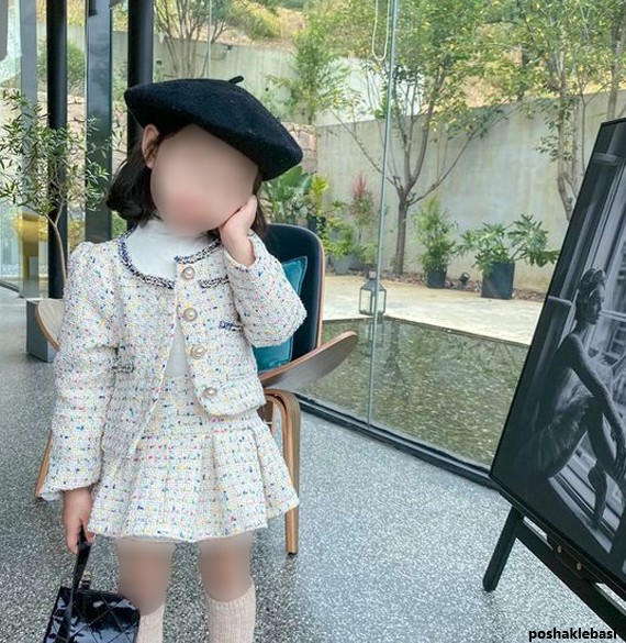 مدل لباس مجلسی کره ای بچه گانه