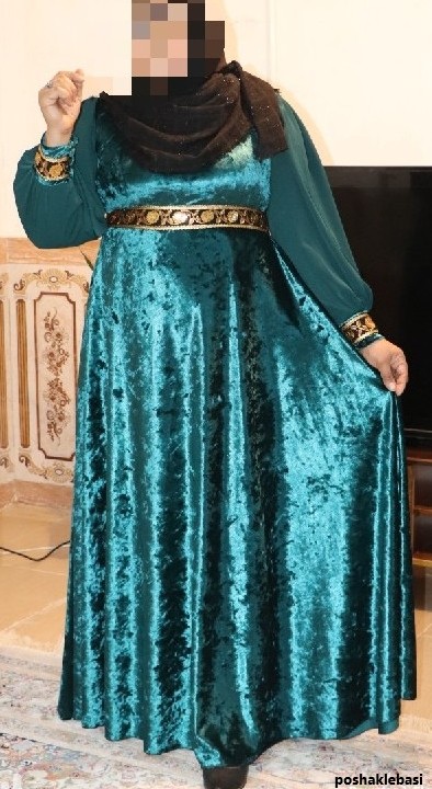 مدل لباس خرم سلطان مخمل