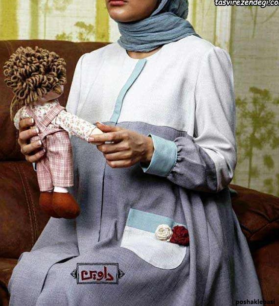 مدل لباس حاملگی برای عید