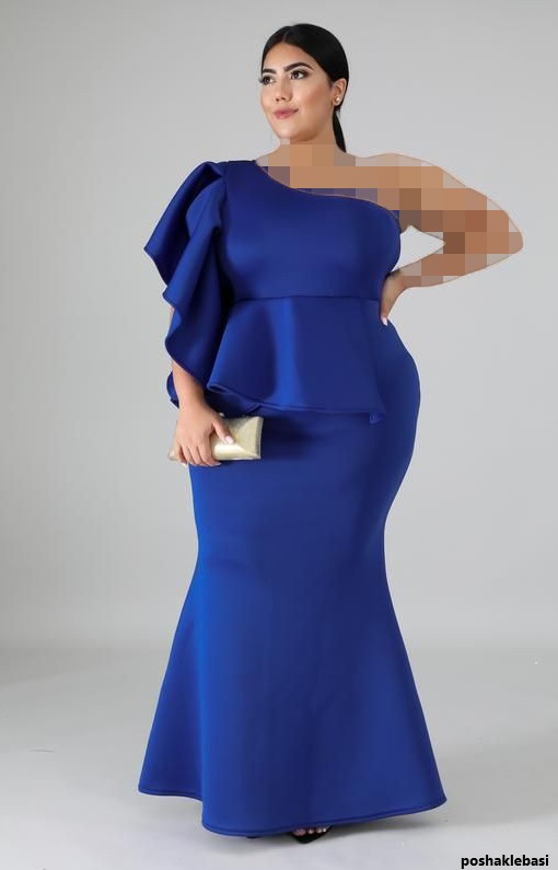 مدل لباس شب مجلسی برای افراد چاق