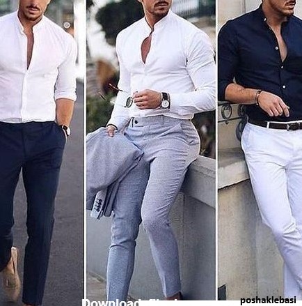 مدل ست لباس مشکی مردانه