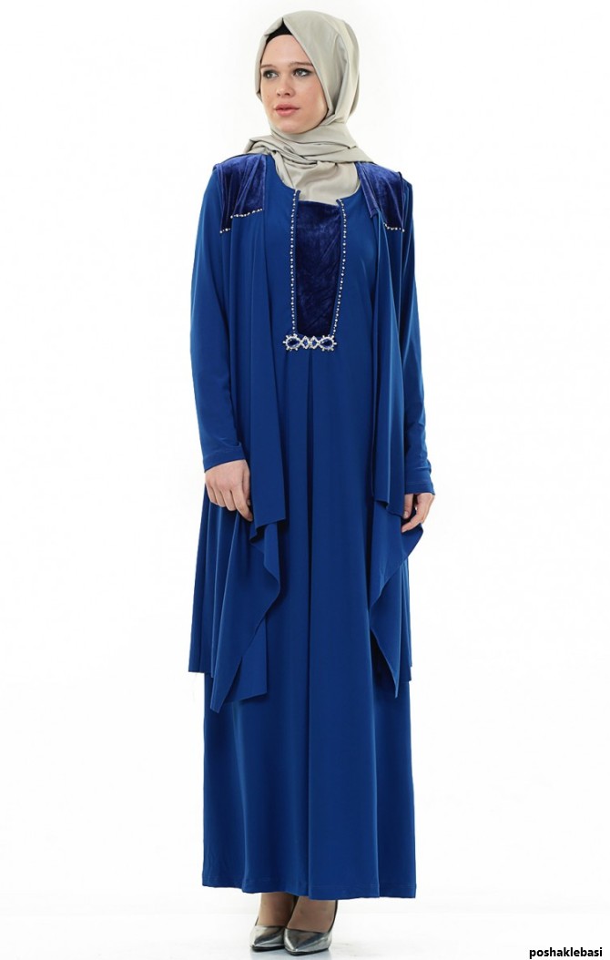 مدل لباس مجلسی زنانه پوشیده اسلامی