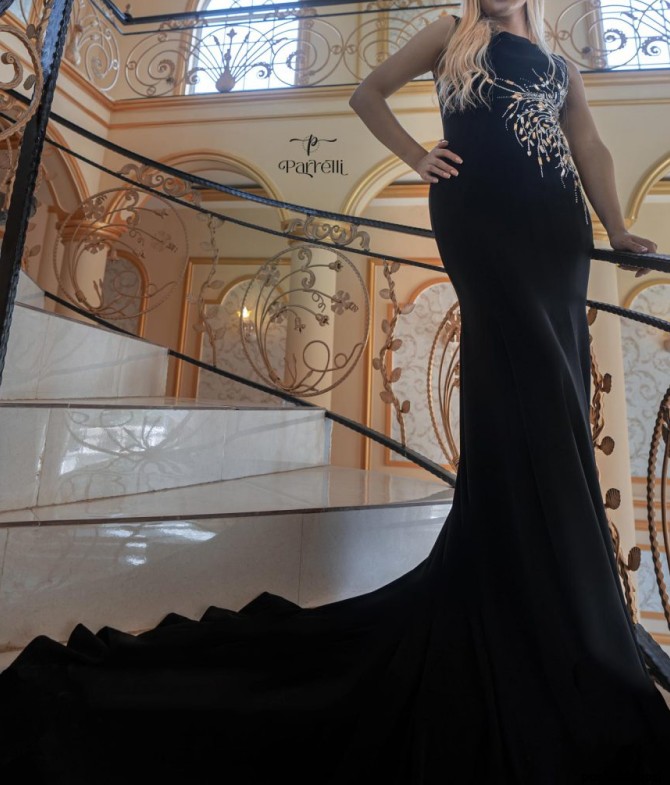 مدل لباس مجلسی بلند مزون های تهران