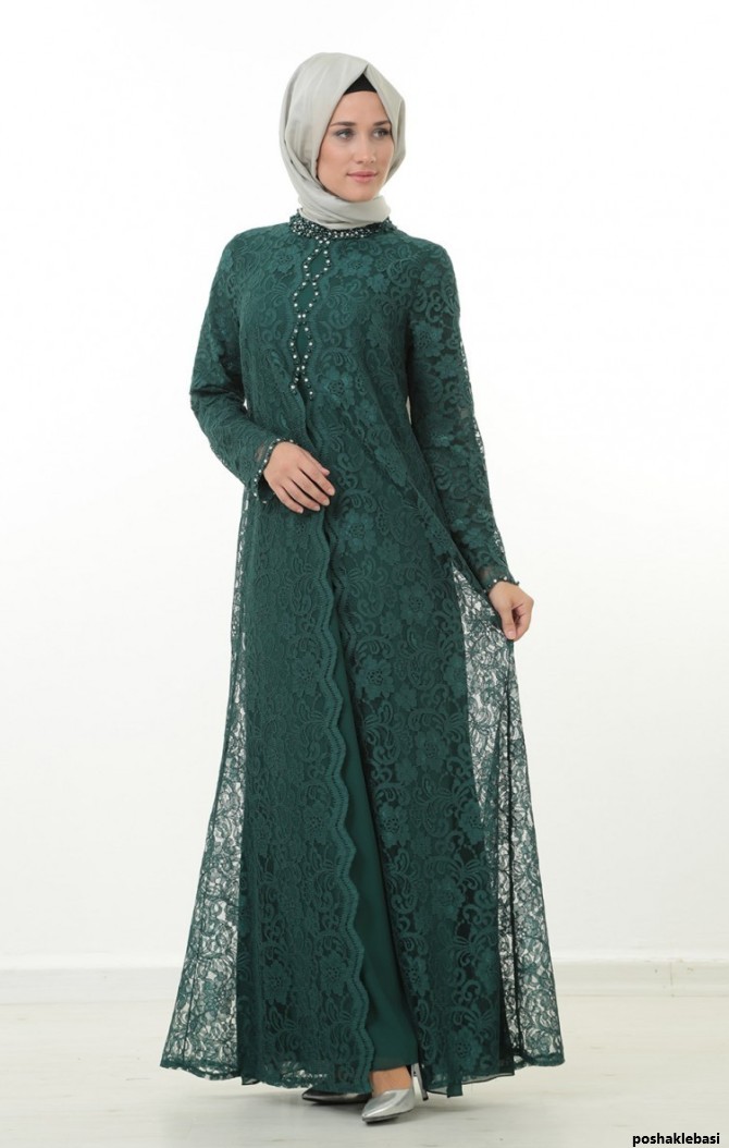 مدل لباس مجلسی زنانه پوشیده اسلامی