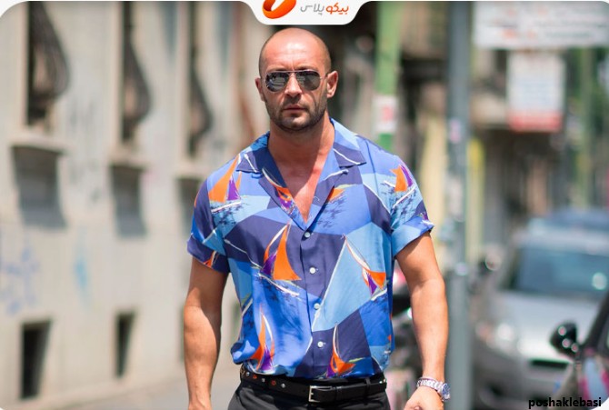 مدل پیراهن مردانه یقه فراک