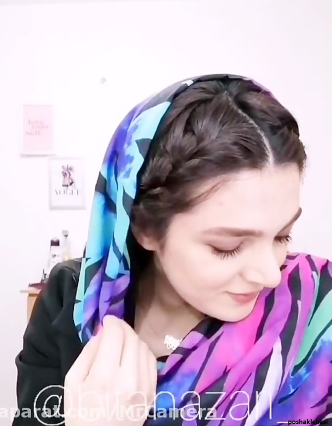 مدل موی زنانه زیر روسری