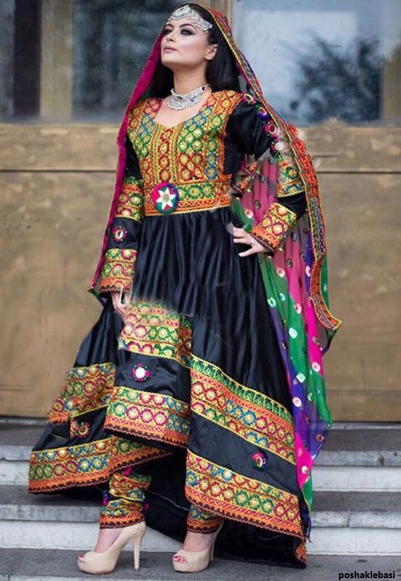 مدل جدید لباس افغانی دخترانه