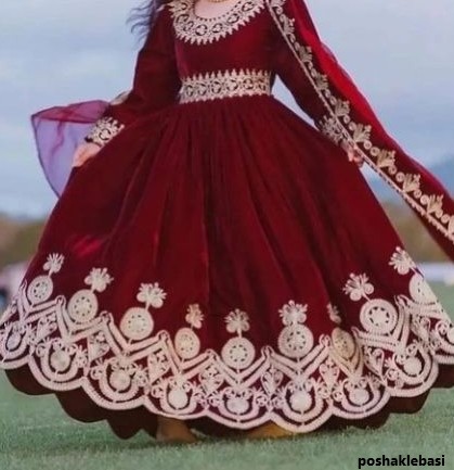 مدل لباس افغانی با پارچه لمه