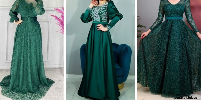 مدل لباس خرم سلطان رنگ سبز