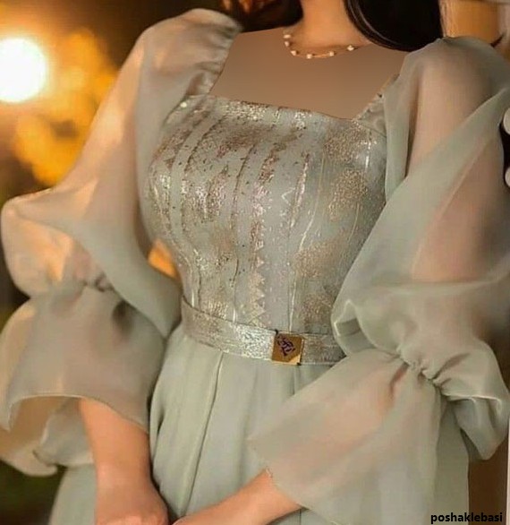 مدل لباس یقه پرنسسی دخترانه