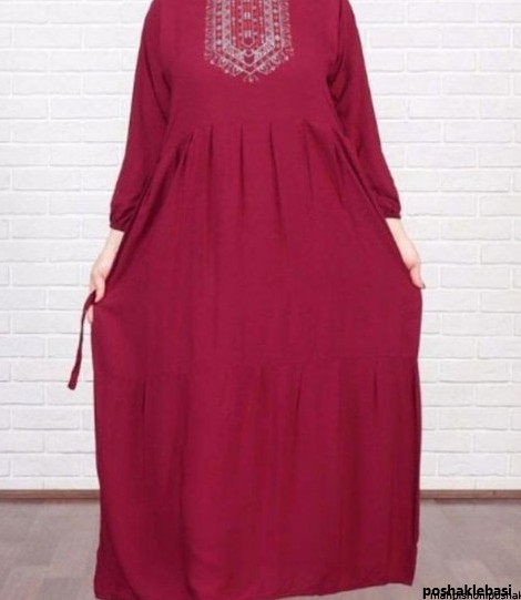 مدل پیراهن بلند خانگی در اینستاگرام