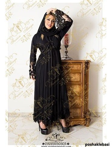 مدل لباس عربی طرح دار