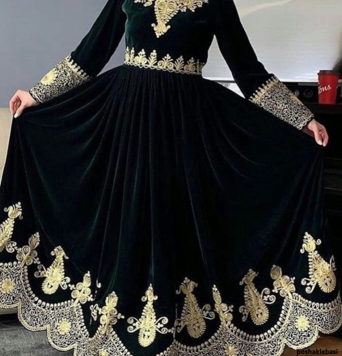 مدل لباس مخمل افغانی