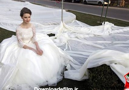 مدل لباس عروس تور پفی