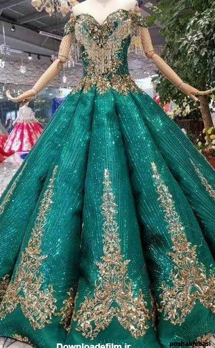 مدل لباس طاووسی زنانه