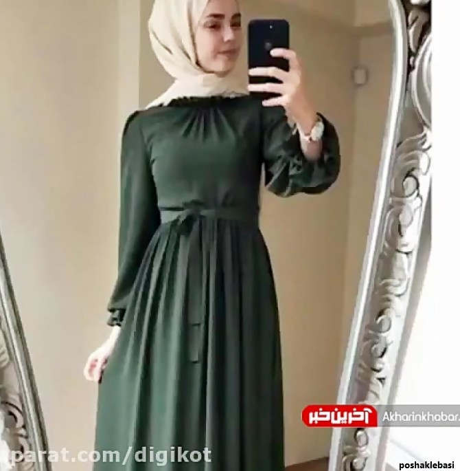 مدل لباس بلند حجاب