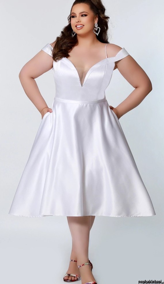 مدل لباس مجلسی دخترانه برای افراد تپل