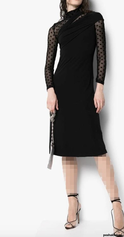 مدل لباس مجلسی زنانه با پارچه ریون