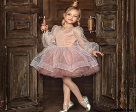 مدل لباس مجلسی دخترانه برای تالار بچه گانه