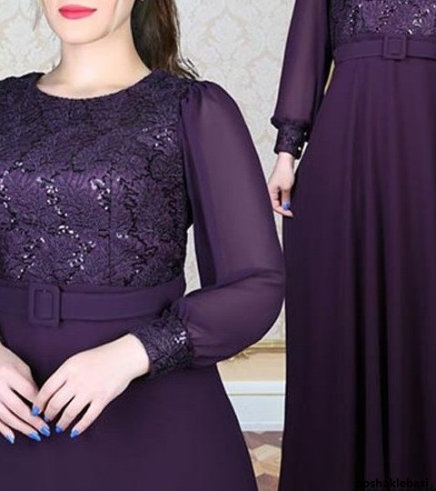 مدل لباس بلند مجلسی زنانه ایرانی