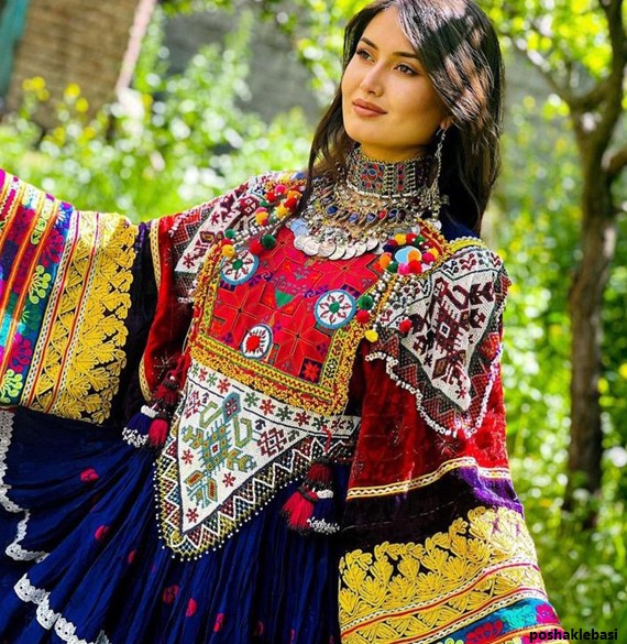 مدل لباس گند افغانی دخترانه شیک
