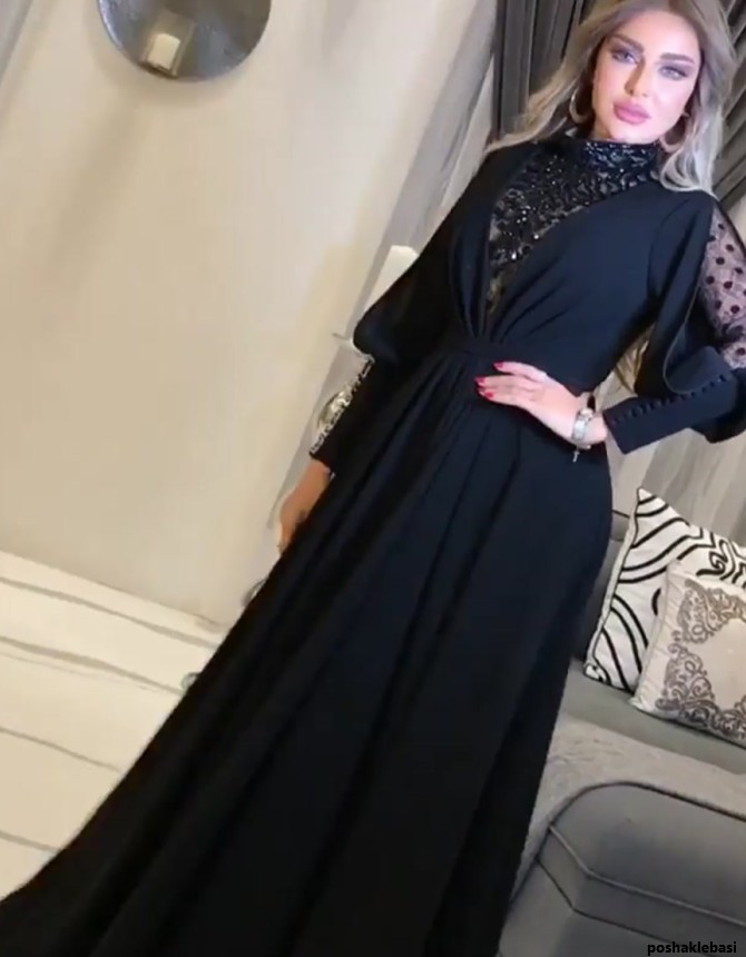 مدل لباس مجلسی پوشیده عربی