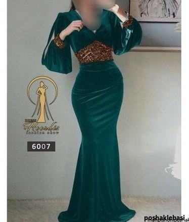 مدل لباس مجلسی دخترانه بلند ماهی