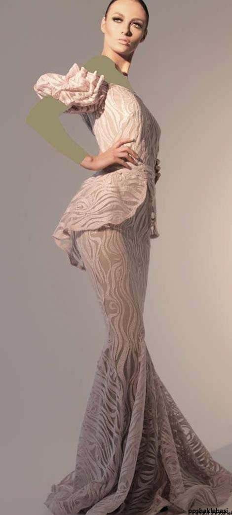 مدل لباس مجلسی دخترانه بلند ماهی