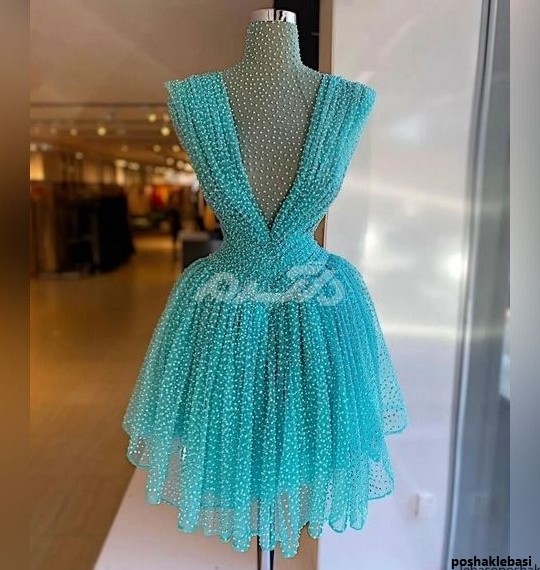 مدل لباس مجلسی دخترانه کوتاه شیک اینستاگرام
