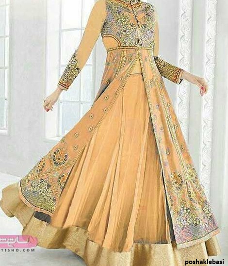 مدل لباس هندی دامن دار