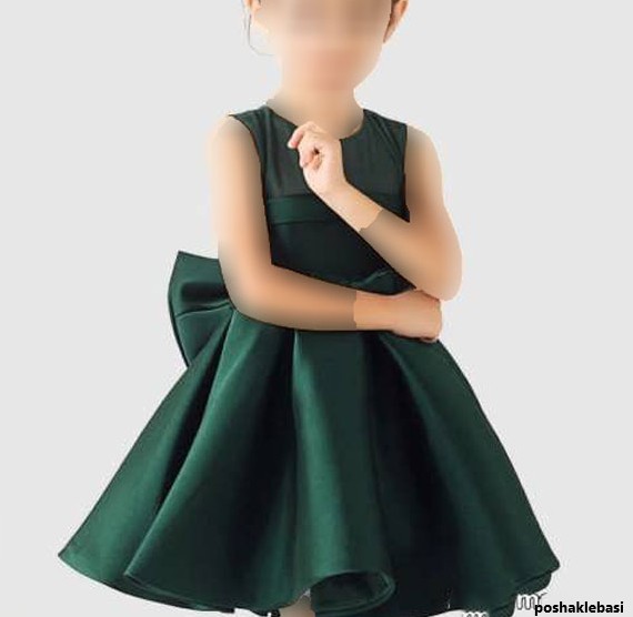 مدل لباس بچه گانه با ساتن گلدار