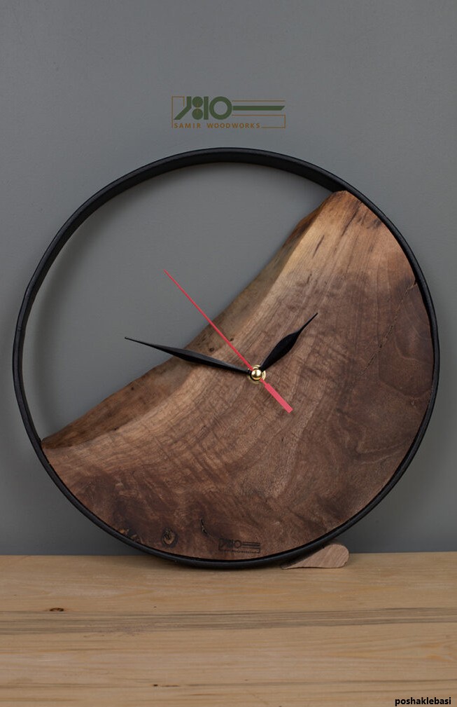 مدل ساعت چوبی جدید