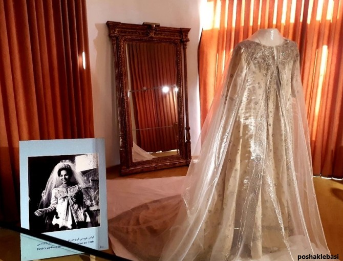مدل لباس عروس فرح پهلوی