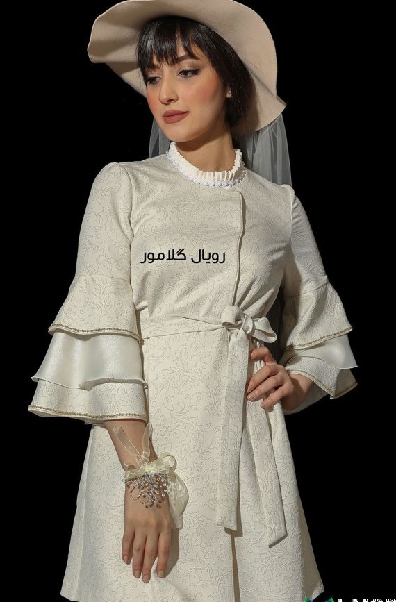 مدل لباس مجلسی دخترانه ژاکارد