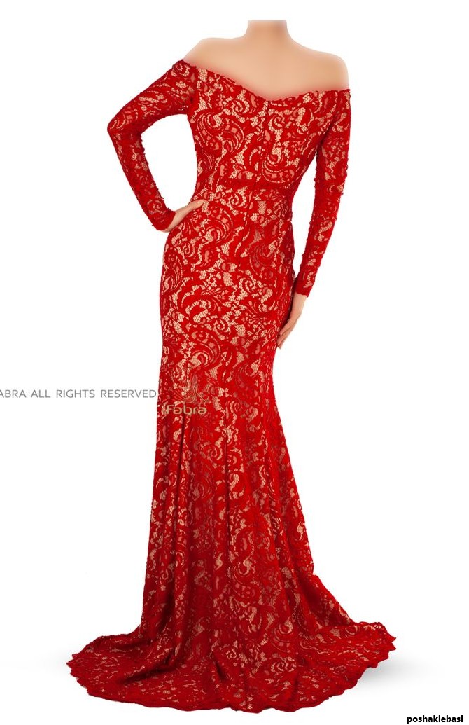 مدل لباس شب دخترانه قرمز