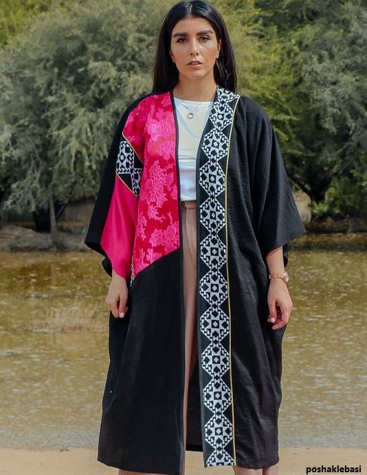 مدل لباس با پارچه طرح سنتی