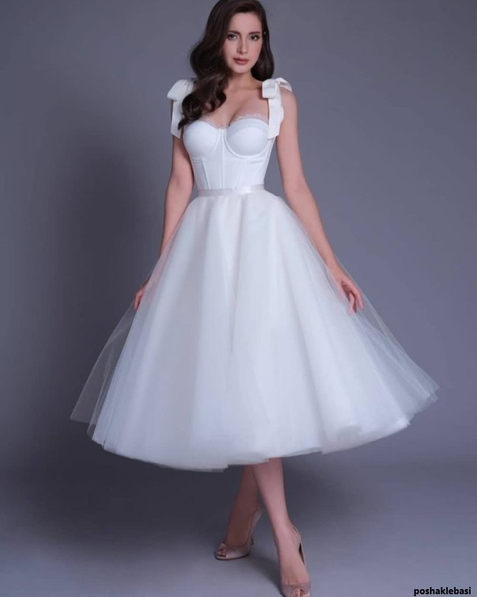 مدل لباس عروس جدید کوتاه
