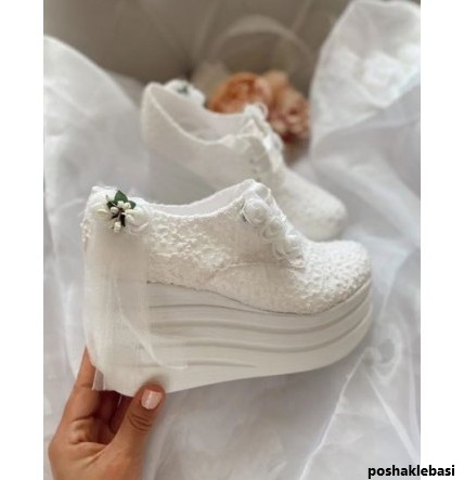 مدل کفش کتونی عروس