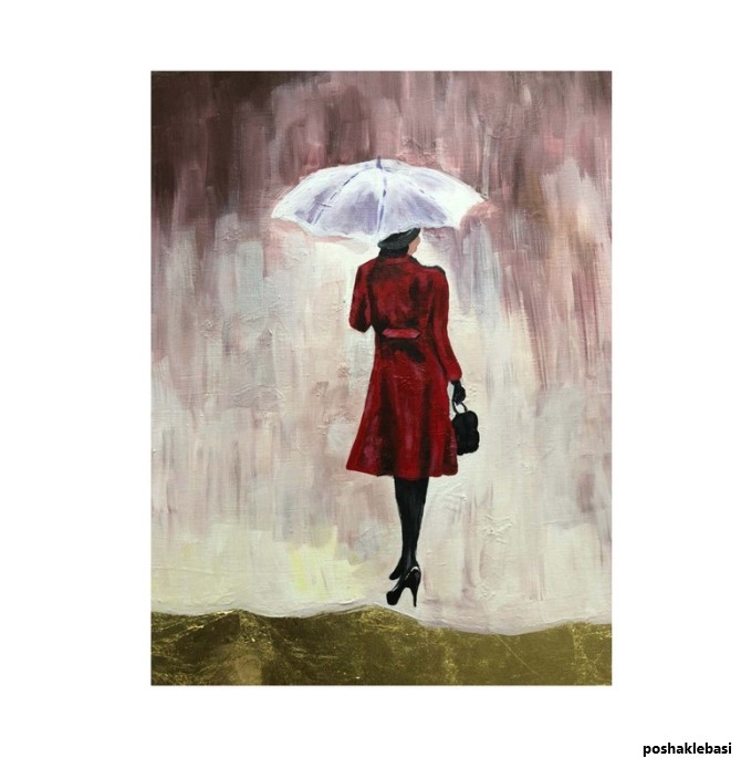 مدل نقاشی باران
