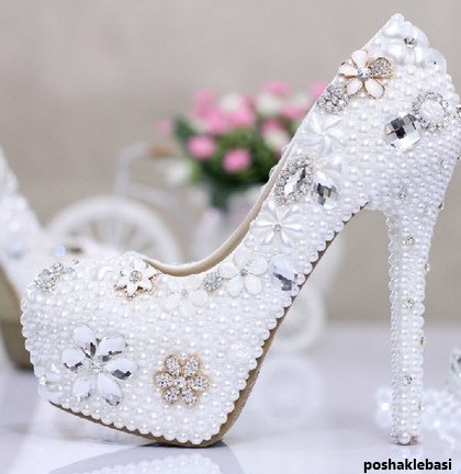 مدل کفش پاشنه بلند برای عروس
