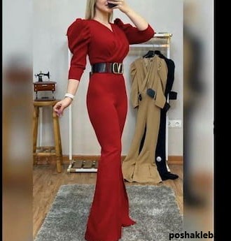مدل لباس مجلسی کرپ باربی در اینستاگرام