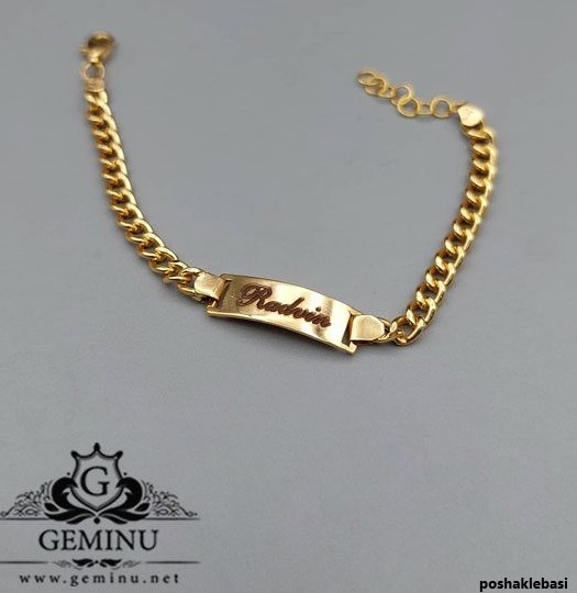 مدل دستبند طلا پسرانه نوزادی