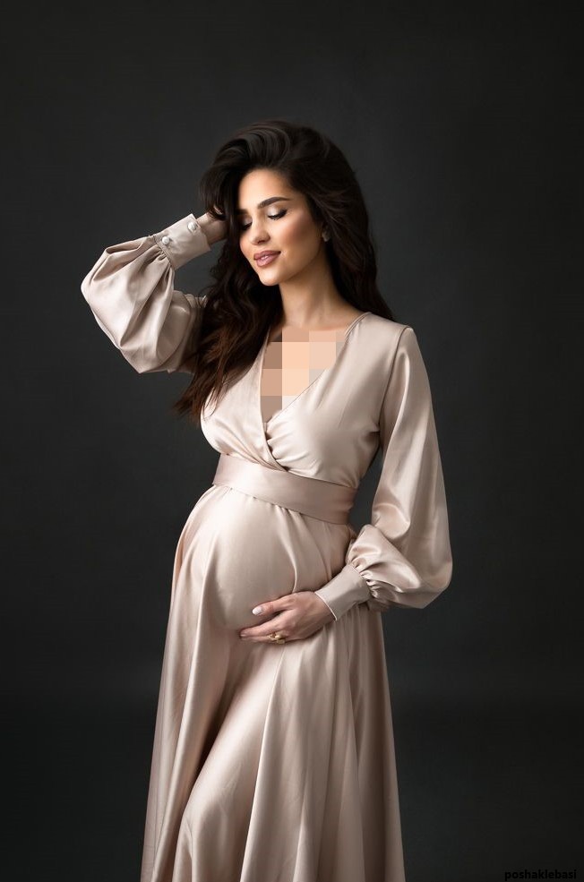 مدل لباس بارداری شنل دار