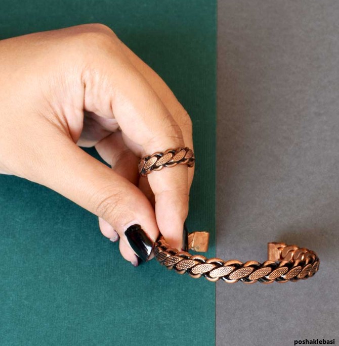 مدل دستبند مسی زنانه
