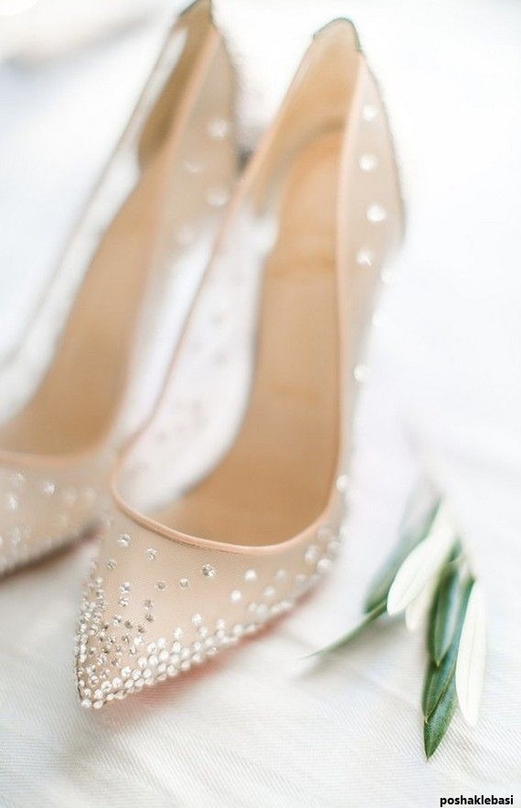 مدل کفش دانتل عروس