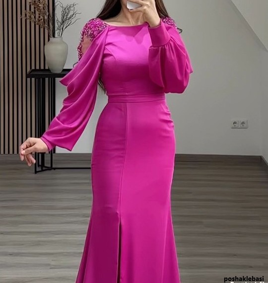 مدل لباس بلند جدید خانگی