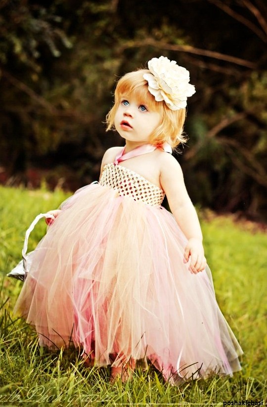 مدل لباس عروسی نوزاد دختر