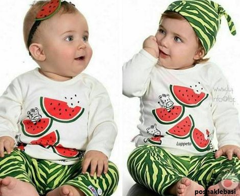مدل پیراهن شب یلدا برای نوزاد